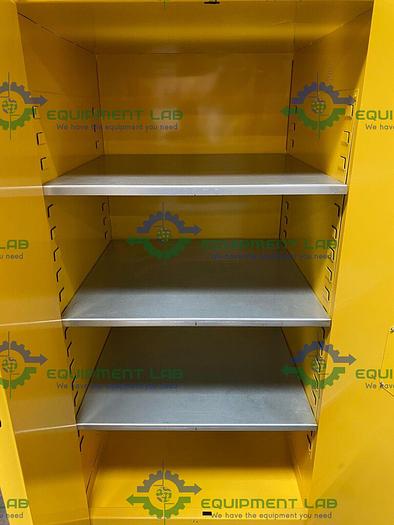 Used JustRite BS60 60 Gallon Flammable Cabinet 65"x 34"x 34" Manual Close