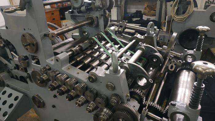 Refurbished Fischer & Krecke Maxima 31 - Flat & Satchel paper bag machine with 3 col. flexo