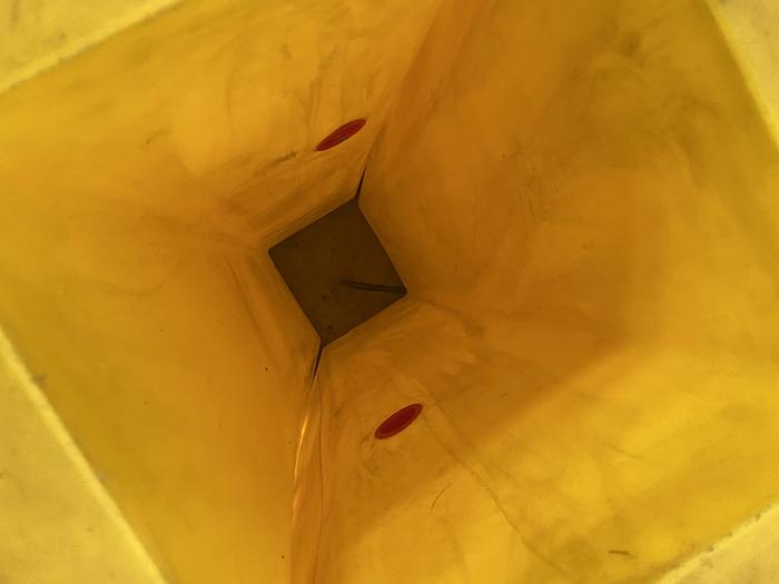 Used Poly Structural Industrial Column Protector 8 1/2" x 8 1/2" Square Opening 42" H