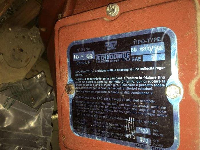 TECHNODRIVE BD 2200/300 PTO CLUTCH