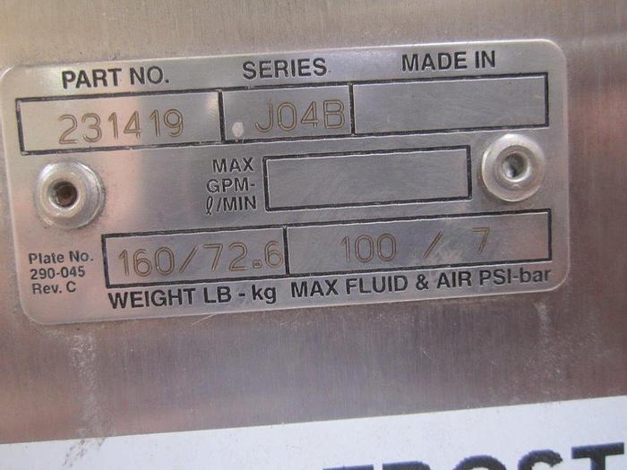 Used Unloader, Drum, Graco, 15/60 GPM, S/st, W/mixer #C738211