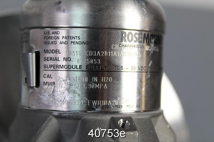 Unused Rosemount 3051 Series Liquid Level Transmitter #40753