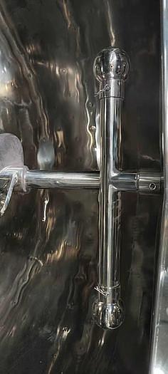 200 USG mixing tank with inclined stir