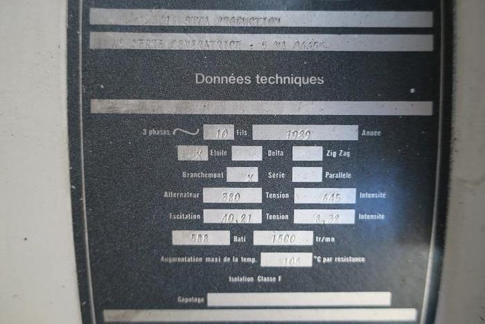 Used 1990 Caterpillar G3412 - 340 kWe