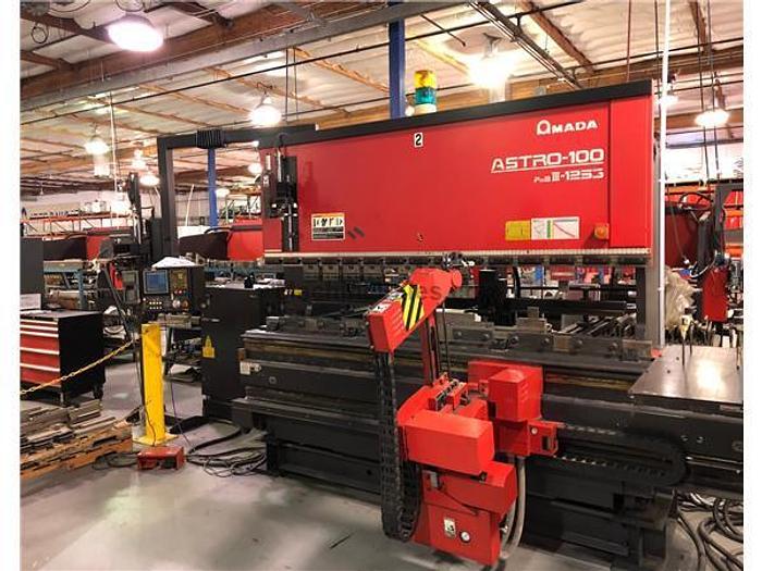 2000 138 Ton Amada Astro-100 FBD-III-1253 CNC Robotic Press Brake
