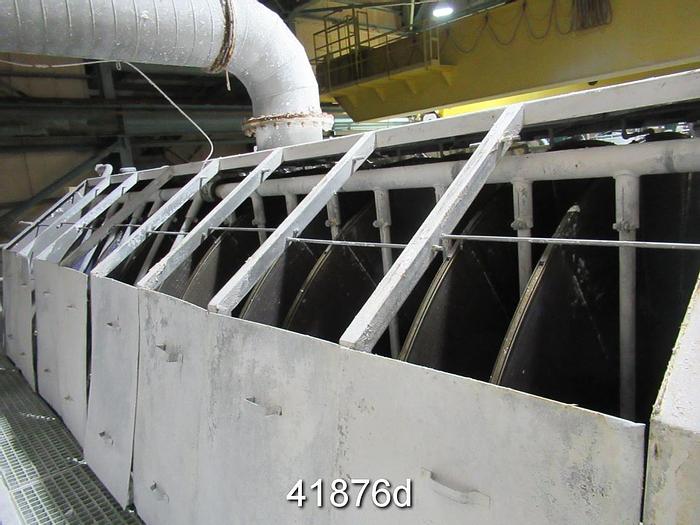 Used Beloit Polydisk Filter, 16 Discs, 12"x6" #41876