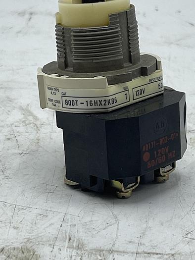 Used AB ALLEN BRADLEY 800T-16HX2KB6 AB ALLEN BRADLEY 800T-16HX2KB6