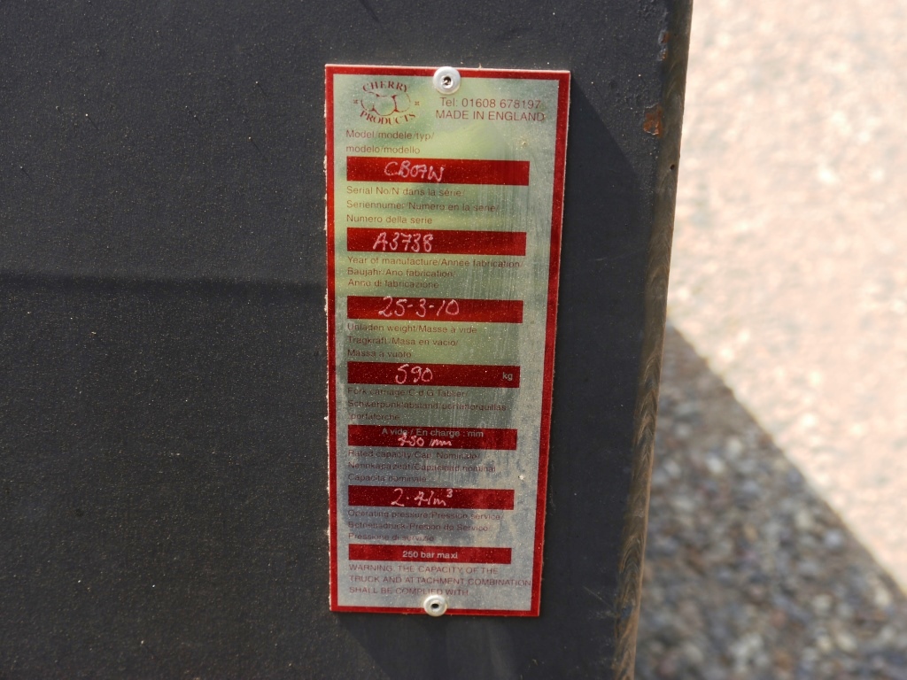 Used Cherry Products Grain Bucket