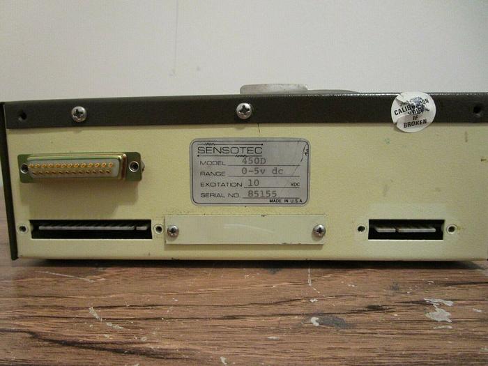 Used Sensotec 450D Digital Pressure Readout Lot of (3)