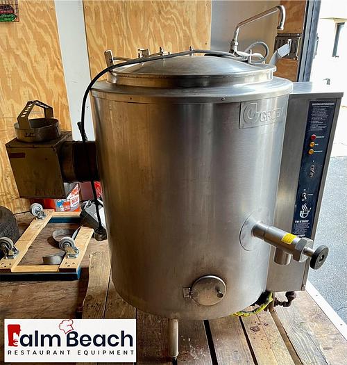 Used Groen AH/1E-20 MFG 2013 20 gal Steam Kettle - Stationary, 2/3 Jacket, Natural Gas