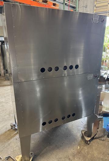 Refurbished Bakerspride GP-61 reconditioned Doublestack pizza oven gas