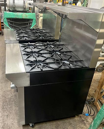 Used Garland reconditioned 6 burner with convection oven