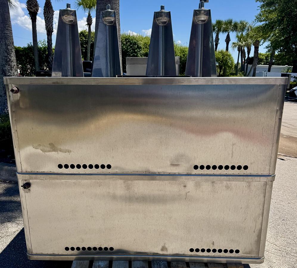 Refurbished Blodgett 961 Doublestack LP pizza oven comes with seasoned stones. Can be converted for an additional fee