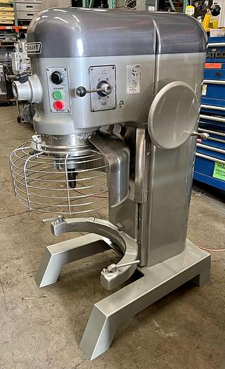 Refurbished Hobart H600T 60 qt Bowlguard mixer comes with stainless steel bowl and 1 attachment