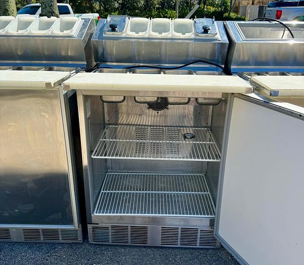 Used Silver King SKRNB27-ESUS5 27" Ice Cream Topping Unit w/ Refrigerated Base