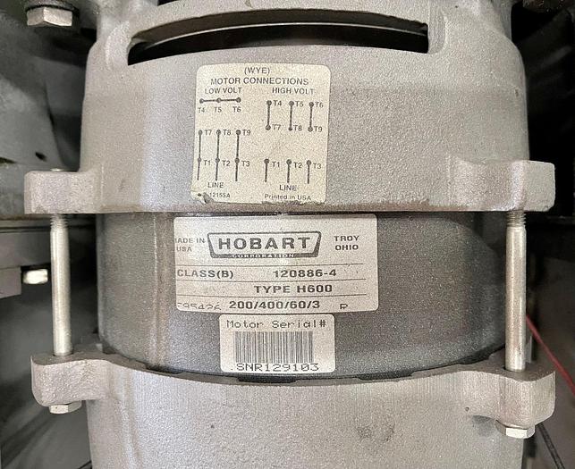 Refurbished Hobart H600T 60 qt Bowlguard mixer comes with stainless steel bowl and 1 attachment