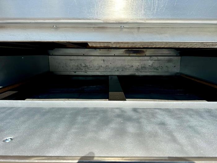 Used Montague Company 24P-2 Pizza Oven Double 8" High Decks Gas