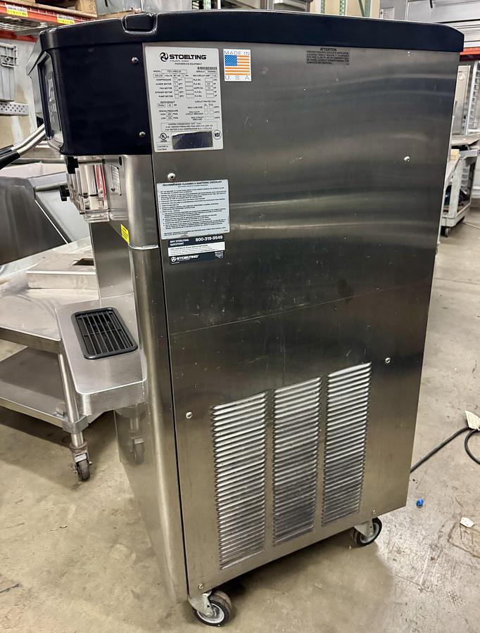 Used Stoelting F231-30912-2X Ice Cream Machine 2 Flavor Twist Air Cooled 3 Phase