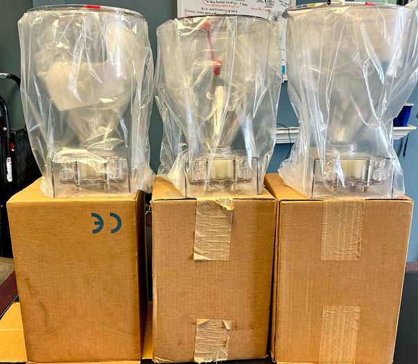 Used Edhard 6 Qt Clear Double Spout Donut/Pastry Filler Unit