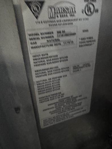 Refurbished Marsal WF60-MB60 Stacked Wave Flame Oven
