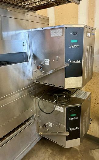 Used Lincoln 1451-000-U Impinger I 1400 Series Single Belt Stacking Conveyor Oven double stack