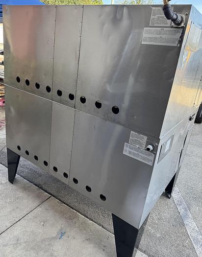 Refurbished BAKER PRIDE 352 RECONDITIONED 57" GAS PIZZA DECK OVENS 300°-650°F 140,000 BTU