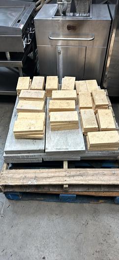 Used Marsal SD-1048 STACKED Double Pizza Deck Oven on casters