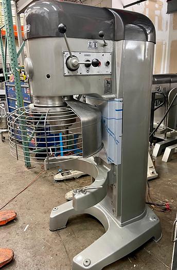 Used Hobart V1401 Bowlguard 140qt mixer with stainless steel bowl and 1 attachment