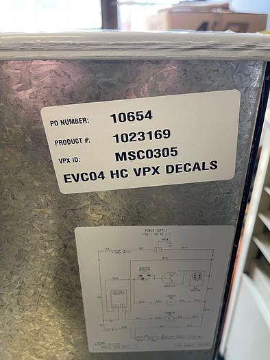 Used Imbera EVC04 21” One Selection Glass Door Merchandiser Rt Hinge Door New In Box