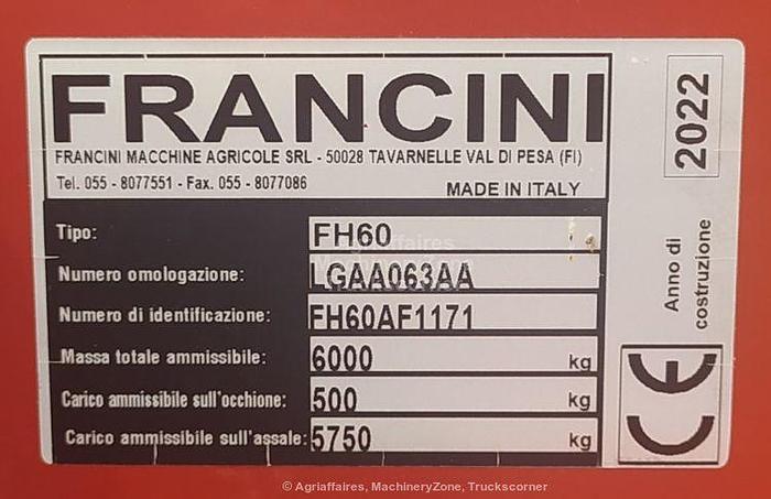 2022 Francini FH 60 450 x 195