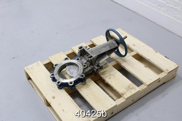 Used 6" Fabri-Valve Hand Operated Knife Gate Valve #40425