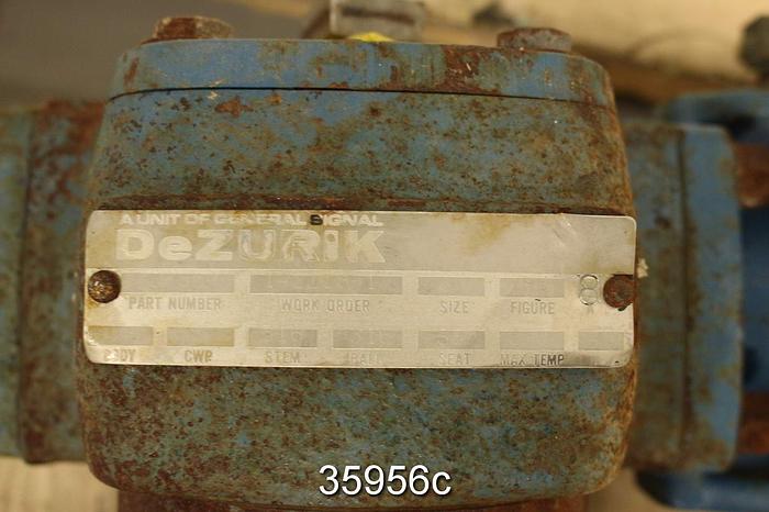 Used Dezurik 9236824 3" V-Ball Control Valve #35956