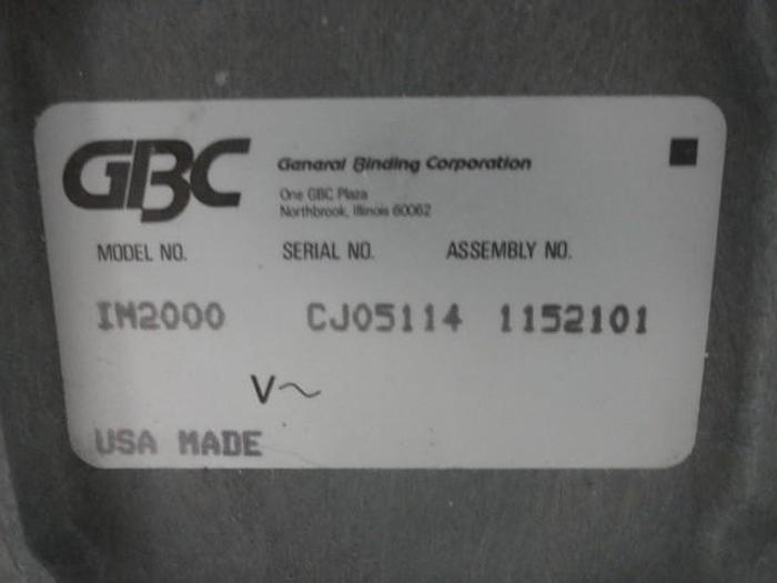 Used GBC Image Maker 2000 Comb Inserter