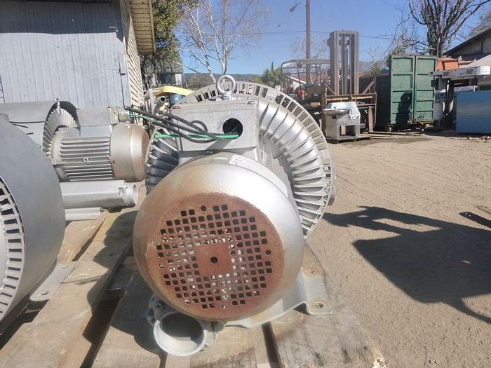 Used  Blower, 5 HP, Regenerative, Canada Blowers, 155 CFM #S744411