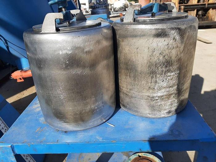 Used Mill, Jar, Stoneware, Size 2, 2.3 Gallon, S/st, (2) #S744394