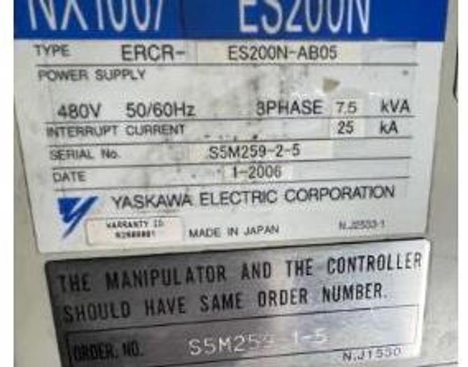 Used 2006 YASKAWA MOTOMAN YASKAWA MOTOMAN ES200N