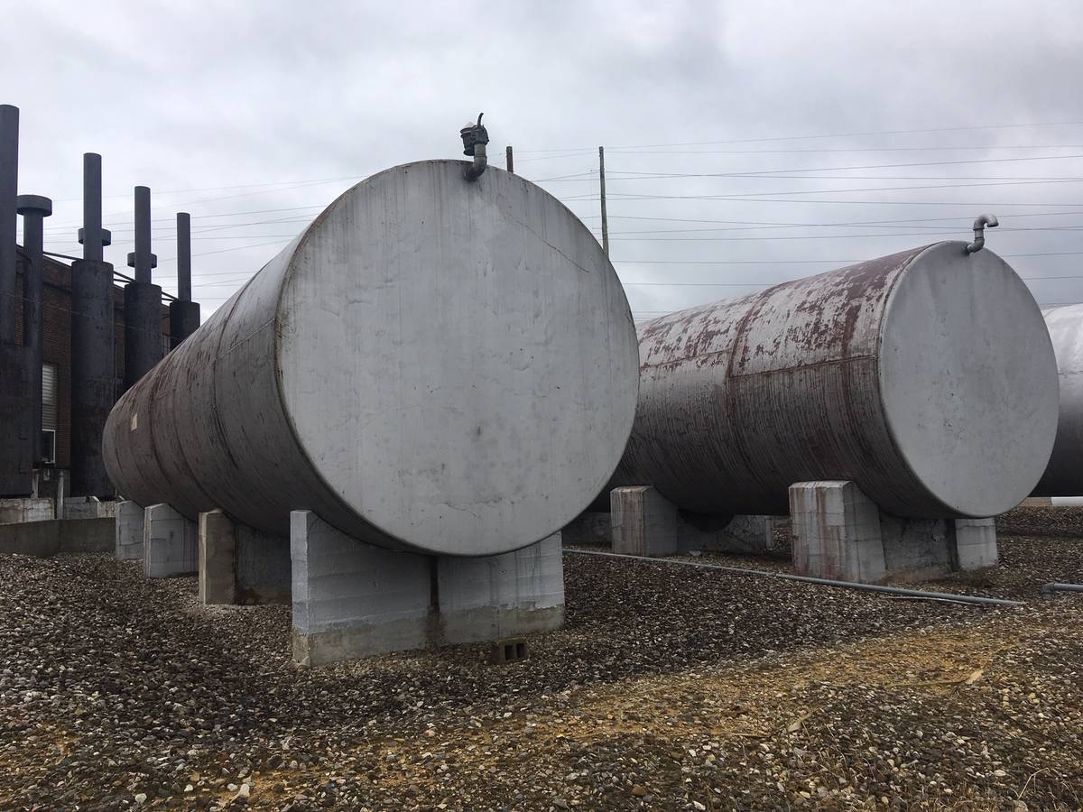 30,000 gallon fuel tank