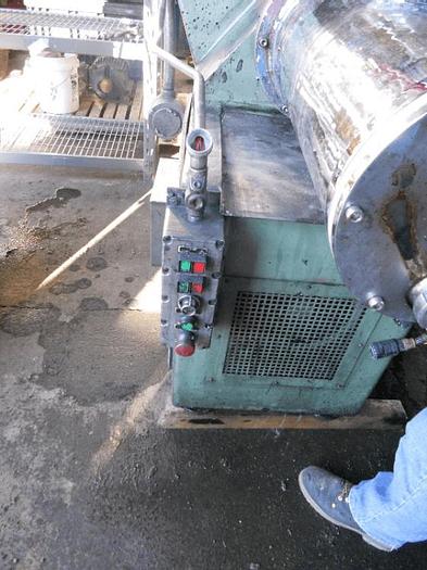 Used 20 LITER NETZSCH HORIZONTAL MEDIA MILL – 25 HP/XP – #7512