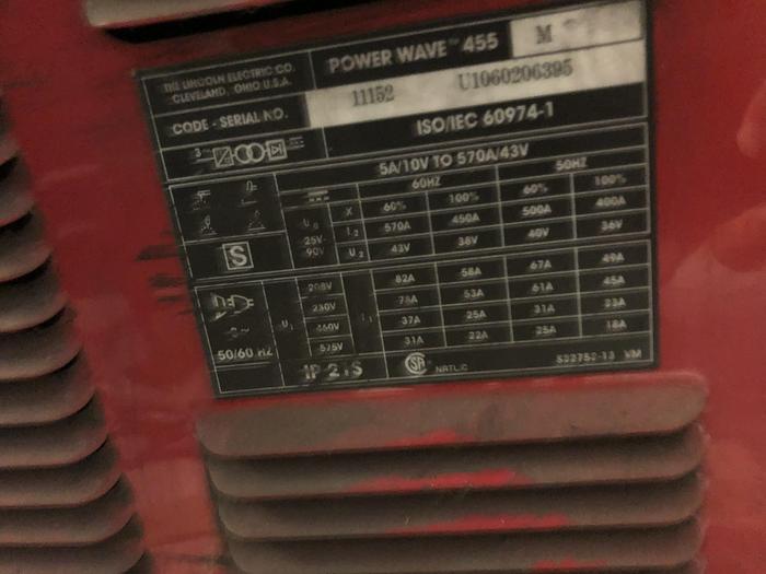 Used LINCOLN DUAL TRUNNION WELD CELL WITH FANUC ARCMATE 100iB ROBOT LINCOLN 455M WELDING POWER SUPPLY LOW HOURS