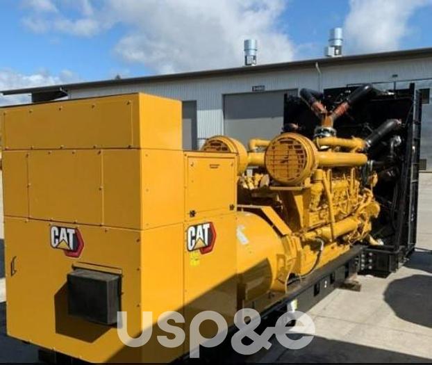 Used 2.5 MW 2020 Used Caterpillar CAT 3516C HD Diesel Generator Sets