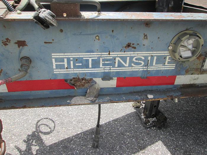 Used 1997 Evaco Trailer- 20 ton equipment trailer