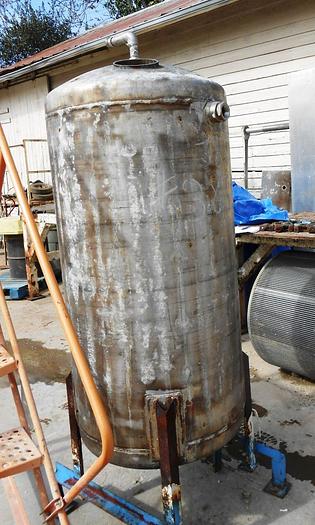 Used Tank, 150 Gallon, 316 Stainless Steel, 29" x 56", Advance DB/ST #S742215