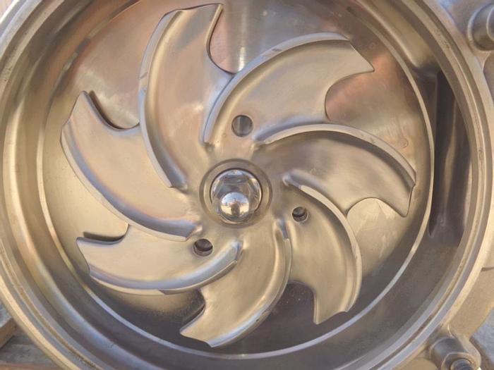 Used Pump, Centrif., 7.5 HP, Stainless Steel, Fristam, Model FPX3451 #S743340