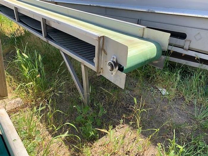 Used 29' Long x 18" Wide Incline Conveyor