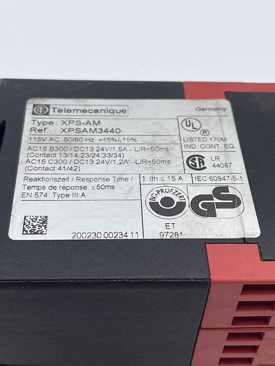 Used Telemecanique XPS-AM