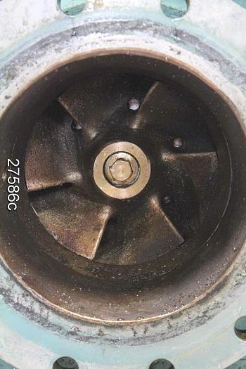Used Goulds 3175 Goulds 3175 M, 8X10X14, 6 Vane Impeller, 13 1/2" Impeller Diameter, Stainless Steel Impeller, Stainless Steel Casing, Stainless Steel Stuffing Box, Stainless Steel Suction Side Plate, Dynamic Seal. #27586