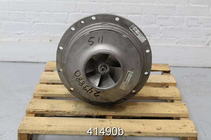 Used Sulzer KHN-12 Pump Power End, 6-Vane Stainless Steel Impeller #41490