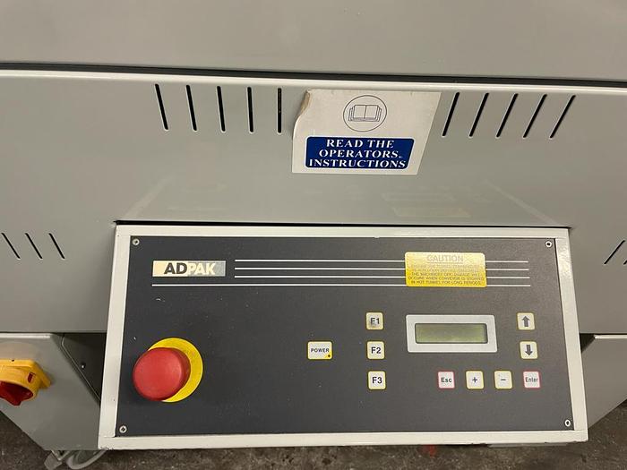 Used 2006 Adpak Smipack FP560A semi-automatic L-sealer and T450 heat tunnel
