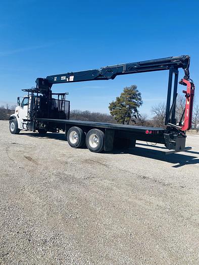 Used 2006 Sterling Flatbed Hiab Crane Truck