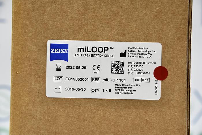 CARL ZEISS MILOOP 104 Lens Fragmentation Device, 5/BX